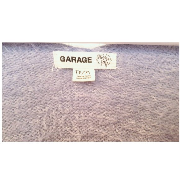 COPY - Garage Light Blue Fluffy Cardigan - Picture 5 of 5